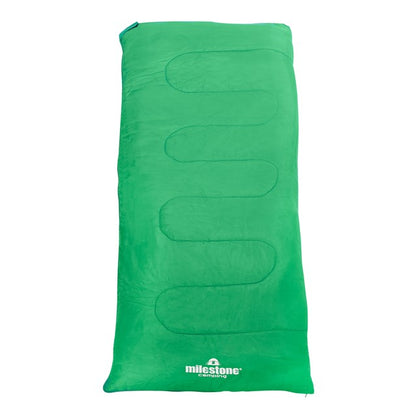 Envelope Sleeping Bag - Green - Single - 2 Seasons