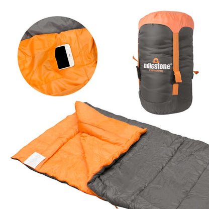 Single Envelope Sleeping Bag - 400gsm - 3 Seasons