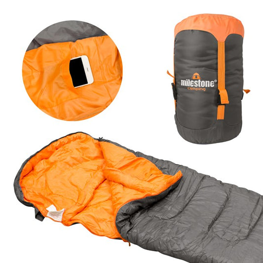 Single Mummy Sleeping Bag - 400gsm- 3 Seasons