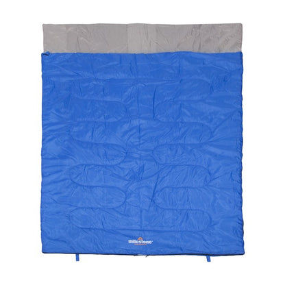 Double Envelope Sleeping Bag w/ Pillows - 250gsm