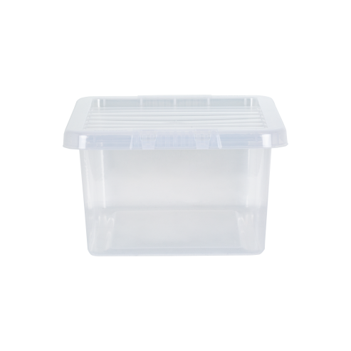 Boîte et couvercle Crystal 14L transparents