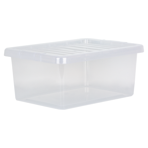 Boîte et couvercle Crystal 14L transparents