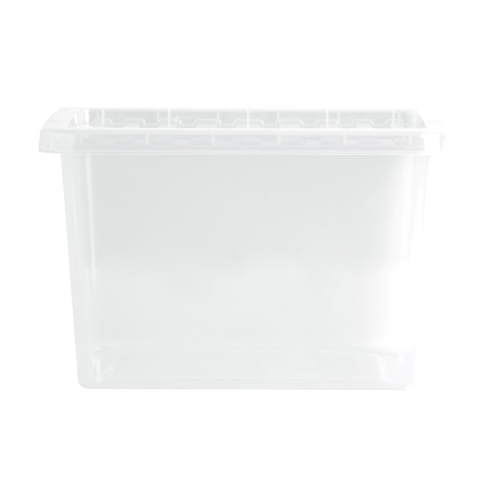 Boîte et couvercle Crystal 20L transparents