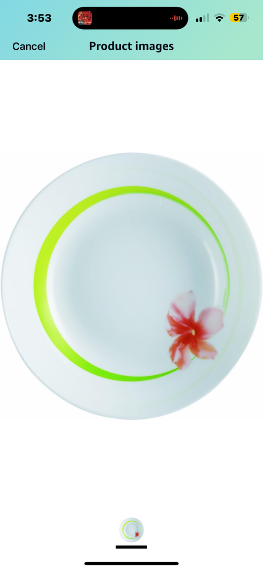 LUMINARC DESSERT PLATES - SWEET IMPRESSION