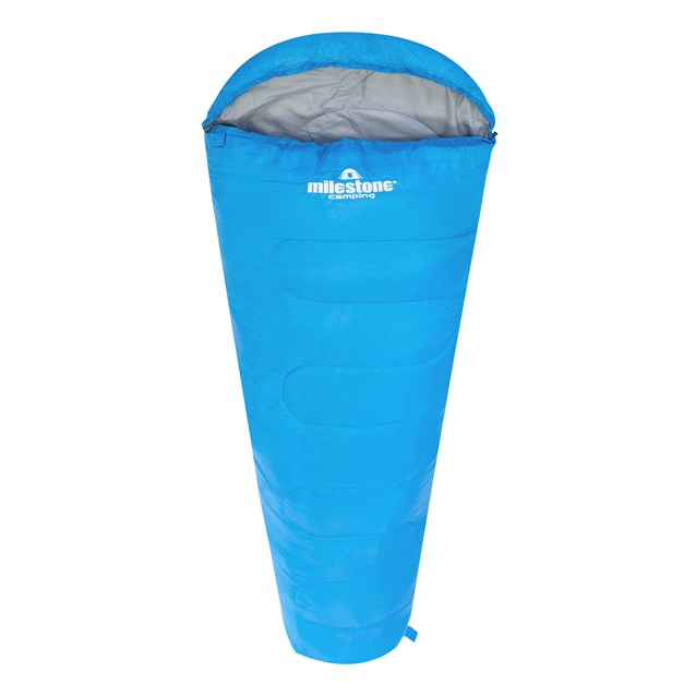 Mummy Sleeping Bag - Blue - Single - 2 Seasons