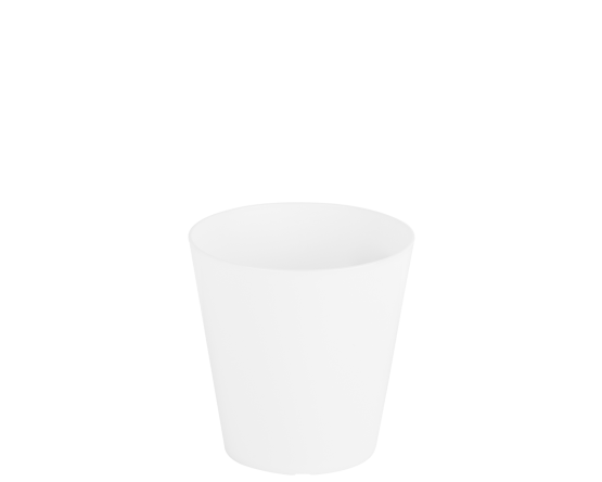 Studio 16cm Round Planter Cover Ice White