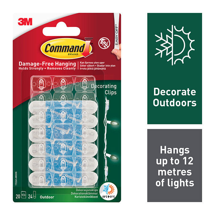 Pince pour décoration extérieure Command 17026H