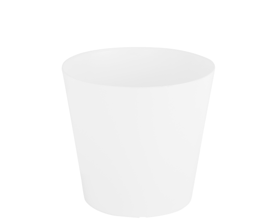 Studio 26cm Round Planter Cover/Waste Bin Ice White