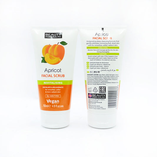 BEAUTY FORMULAS FACE SCRUB APRICOT 150ML