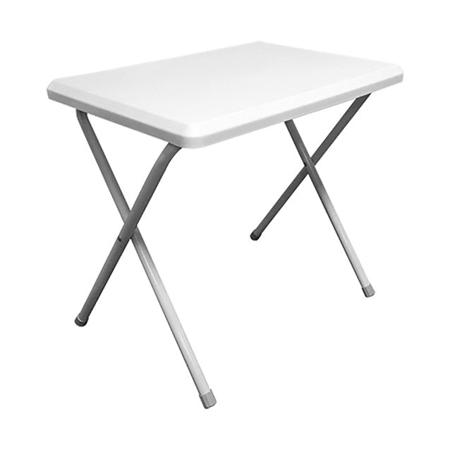 Resin Camping Foldaway Table-White