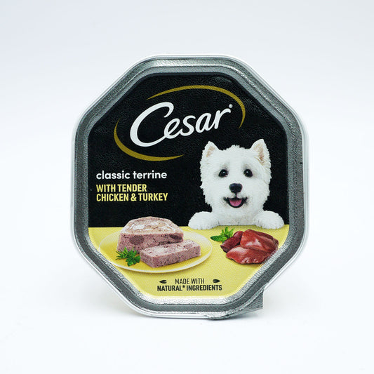 CESAR DOG CHICKEN & TURKEY TRAY 150GM