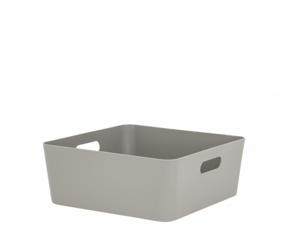 Studio Textured Basket 15.04 Warm Grey