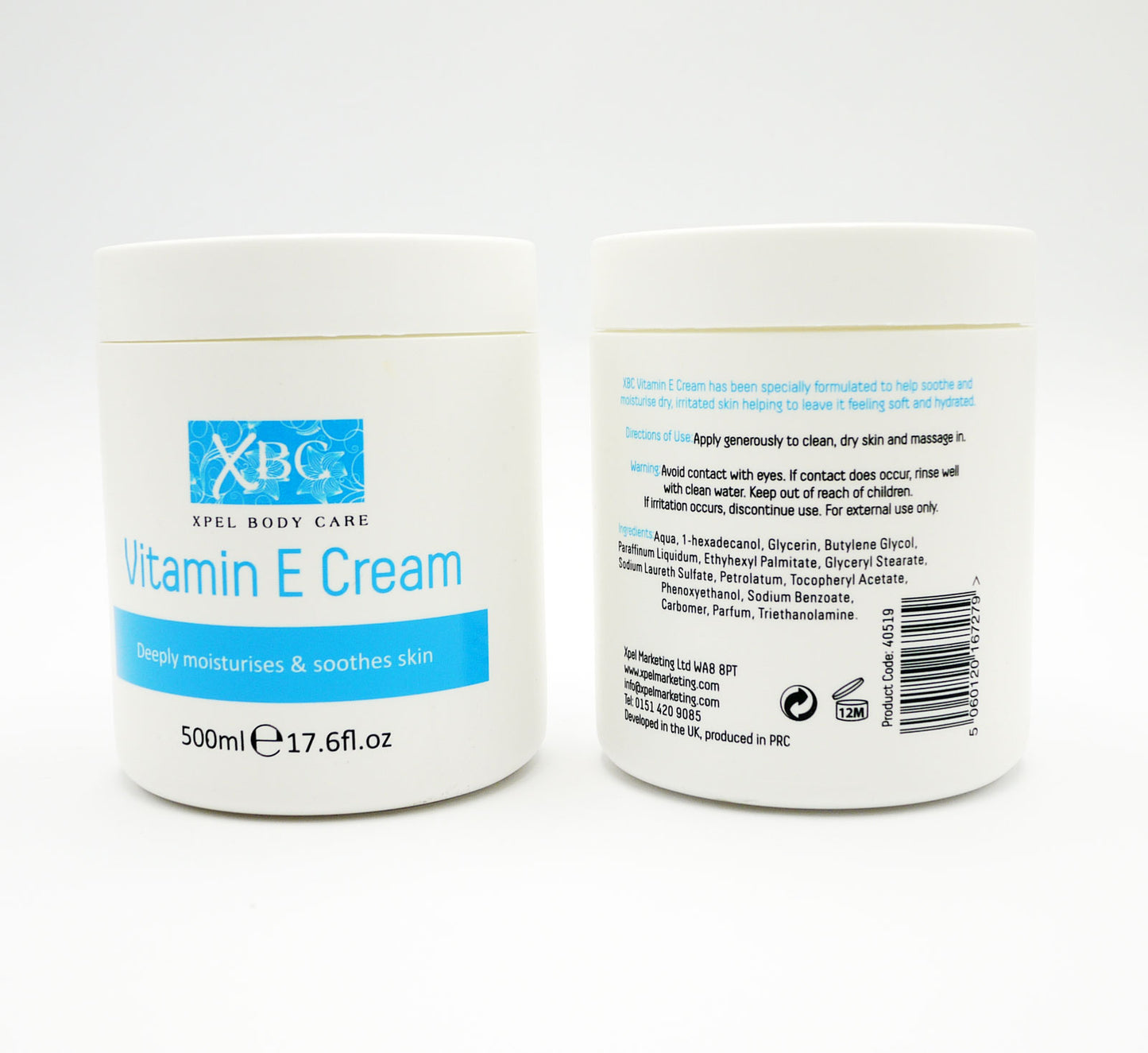 XBC CREAM VITAMIN E 500ml