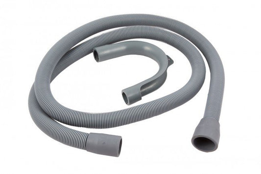 Washing Machine Outlet Hoses, Grey Rubber 2.5M