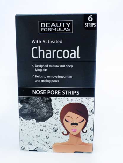 BEAUTY FORMULAS CHARCOAL NOSE PORE STRIPS 6'S