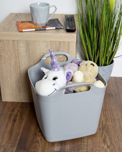 Flexi-Square 15L Graduated Tub Cool Grey