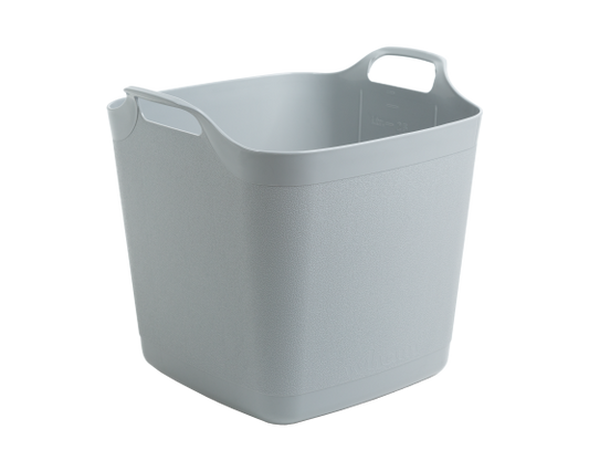 Flexi-Square 25L Graduated Tub Cool Grey