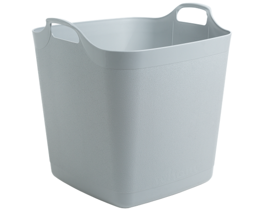 Flexi-Square 40L Graduated Tub Cool Grey