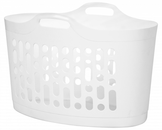 Flexi-Store 50L Laundry Basket White