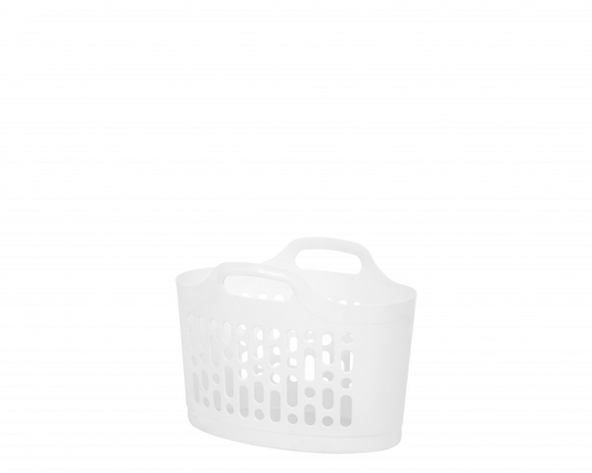 Flexi-Store 8L Laundry Utility Basket Ice White