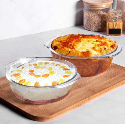 Plat de Cuisson en Verre Lot de 3