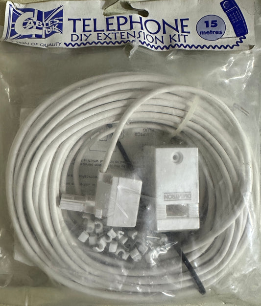 Kit d'extension téléphonique à faire soi-même 15 m