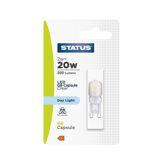 AMPOULE LED G9 2w=20w LUMIÈRE DU JOUR