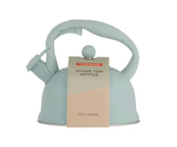 Bouilloire de cuisinière bleue 1,8 L en acier inoxydable de première qualité, ébullition rapide