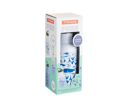 Keep Hydrated with Pure Kids Colour Change Sealife Bottle 550ml.