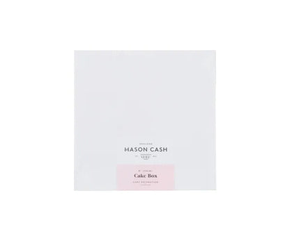 Boîte à gâteau blanche premium de 20 cm - Emballage pratique pour vos délicieuses créations.