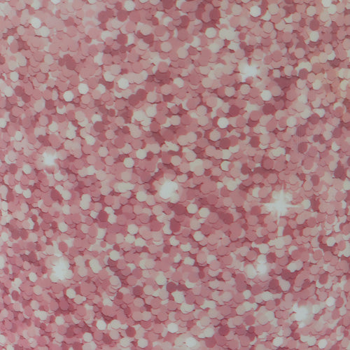 Corbeille à papier JVL petite, rose scintillante, 24,5 cm x 26,5 cm