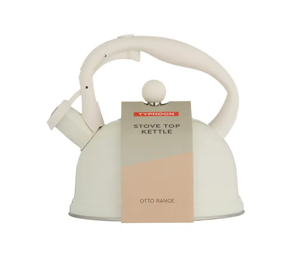 Bouilloire Classique pour Cuisinière Crème 1,8L Qualité Premium