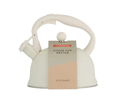 Bouilloire Classique pour Cuisinière Crème 1,8L Qualité Premium