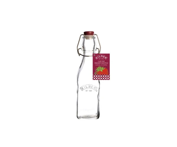 Bouteille carrée Kilner Clip Top 0,25 litre