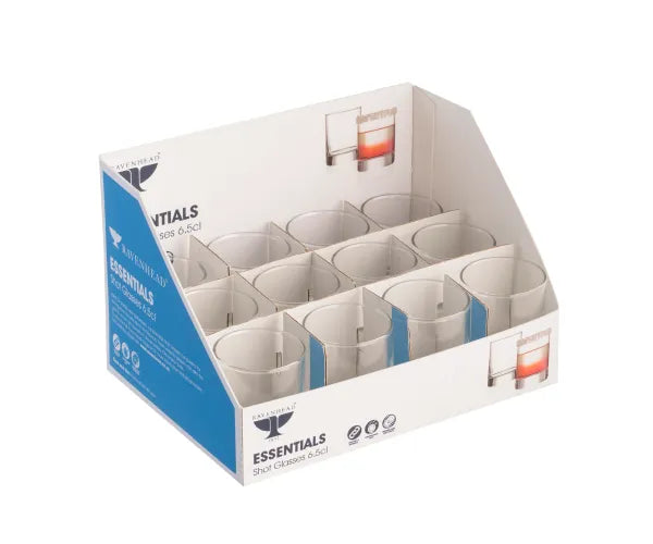 Verre à shot Essentiels 6,5cl CDU – Parfait pour toutes les occasions