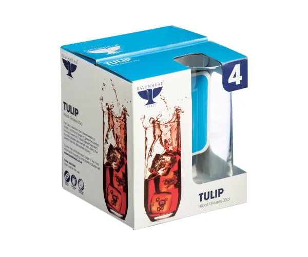 Lot de 4 verres Hiball Tulip 30 cl