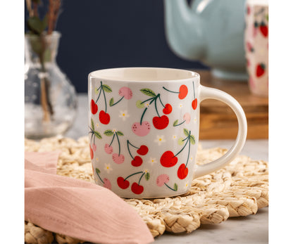 Mug en porcelaine fine Price & Kensington 340 ml - Cerises
