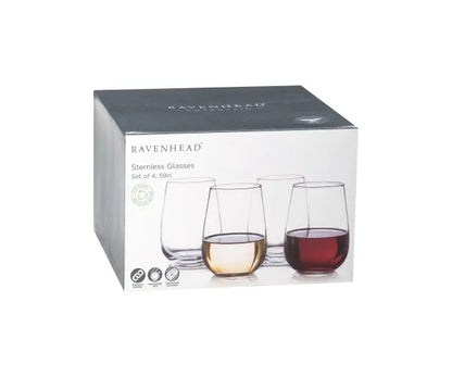 Coffret de 4 verres sans pied Ravenhead Entertain 59cl