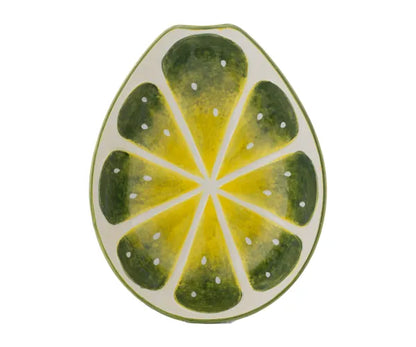 Plat ovale 28 cm Authentic World Foods - citron vert - L'essentiel pour une table exotique.