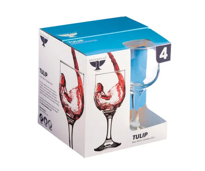 Lot de 4 verres à vin rouge Tulip - 24cl