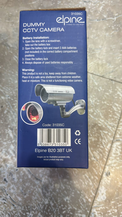 Dummy CCTV Camera Realistic-Looking Security Solution for Indoor & Outdoor Protection