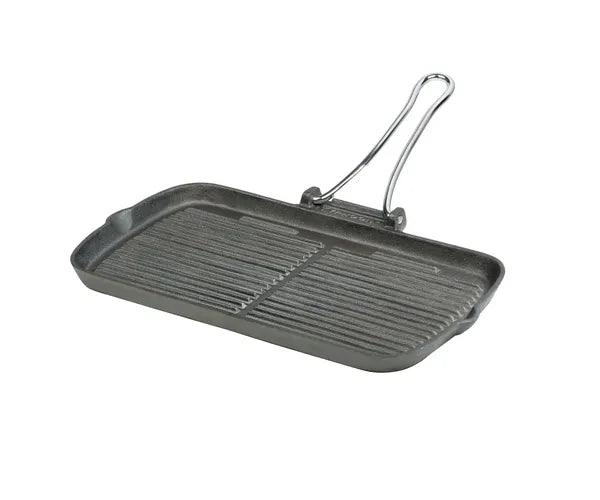 Authentic World Foods: 35cm Rectangular Chargriller for Flavorful Grilling .