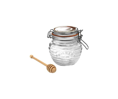 Découvrez le cadeau parfait : un pot de miel dans un élégant coffret.