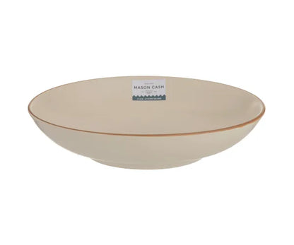 Élégant bol à pâtes crème 23 cm - Collection Classique.