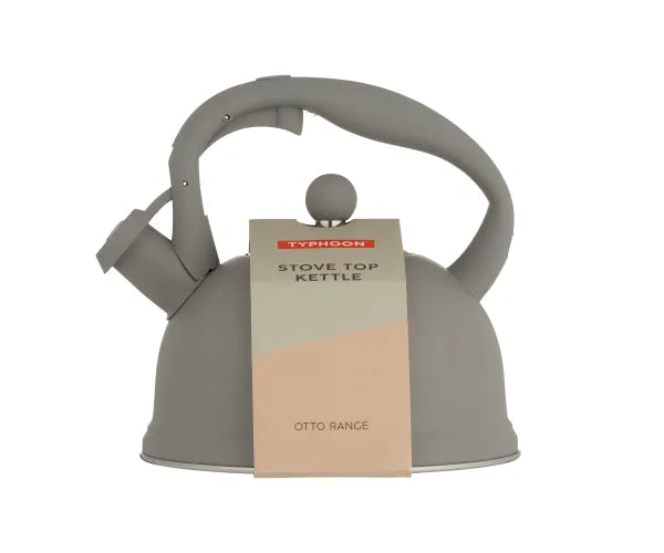 Bouilloire de Cuisinière Élégante Grise 1,8 L Qualité Supérieure pour Cuisines Stylées