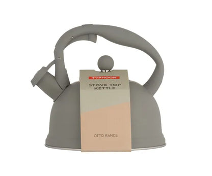 Bouilloire de Cuisinière Élégante Grise 1,8 L Qualité Supérieure pour Cuisines Stylées