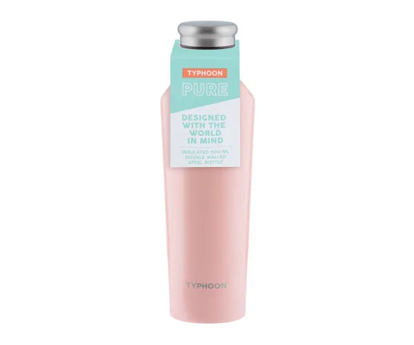 Restez frais grâce à notre bouteille double paroi Pure Pink de 500 ml.