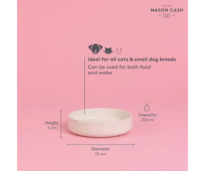 la soucoupe à chat Chic Colour Mix crème 13 cm | Parfaite pour les repas félins.