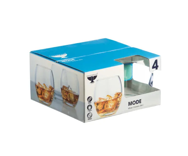 Sublimez votre expérience du bar avec l'ensemble de 4 verres à mixer Mode 38cl