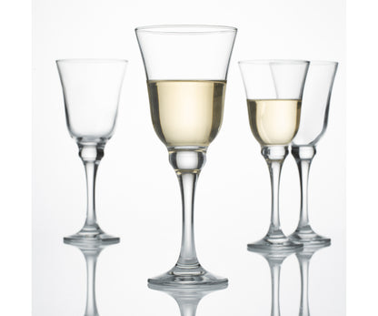 Sublimez votre expérience culinaire avec le lot de 4 verres à vin blanc Avalon – 25cl